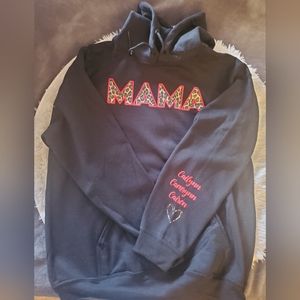 Custom MAMA heart on my sleeve hoodie